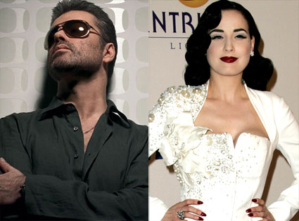 George Michael, Dita Von Teese George Michael, Dita Von Teese